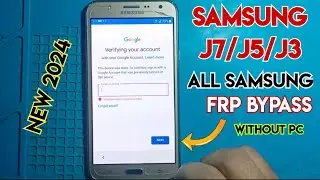 Samsung J7 Google Account bypass without pc | Samsung J5/J3/J7 6/J5 6 frp unlock | All Samsung Frp |