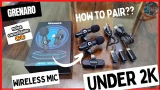 Best wireless mic under 1500? Grenaro Dual Channel Wireless mic without charging case - Sasta Jugad😍