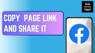 How to copy Facebook page link and share it with others
