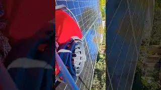 lavaggio pannelli fotovoltaici 😁👍