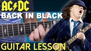 Back In Black Guitar Lesson (AC/DC)