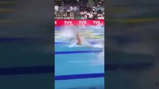 Backstroke hands above water, 50 meters