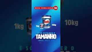Nova embalagem 1 kg  hth® Cloro Concentrado Tradicional