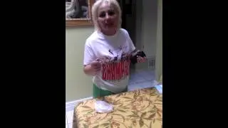 My mom dancing , twerking