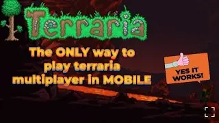 The ONLY way to play 1.4.5  Terraria Multiplayer  in MOBILE. 
