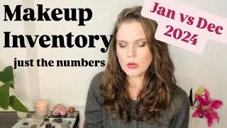 How much less since January? // Makeup Collection Inventory (Just The Numbers)