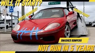 We Bought THE WORST and CHEAPEST Ferrari That Hasn't Ran in 5 Years! | Part 1