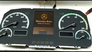 Ремонт щитка приборов Mercedes Actros MP4. Восстановление подсветки