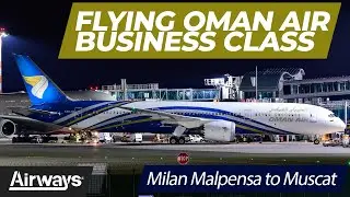 The largest business class bed in the skies - Oman Air Boeing 787-9