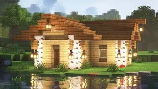 Майнкрафт | Как построить красивый стартовый домик в майнкрафте