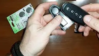 How to replace the battery in a key for a Ford Escape, Kuga, Edge, Mondeo, Ranger, Fusion, and ot...