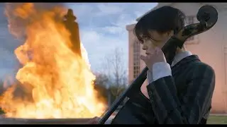 ▶Уэнсдэй сожгла статую ♦ Уэнсдэй