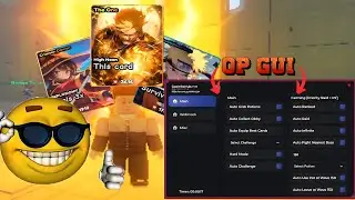 Anime Card Battle Script Showcase | Collect All Potions, Auto Raid & More Features OP Gui!