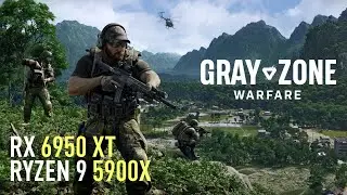 Gray Zone Warfare - RX 6950 XT | Performance test | Frame Generation