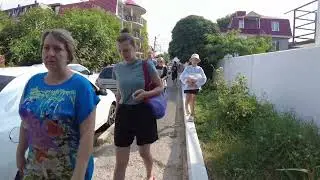 ДИВНОМОРСКОЕ 🤔ПРОГУЛКА ОТ МОРЯ ПО УЛИЦЕ ЧЕРНОМОРСКОЙ. 🌞