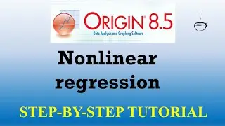 How to perform Nonlinear regression using OriginPro 8.5 - Example with Langmuir model