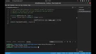 Default Parameters in JavaScript Functions