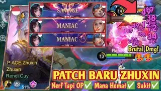 ZHUXIN SAVAGE 1x MANIAC 2x!🔥 STILL OP AFTER THE NERF? BEST ZHUXIN BUILD 2026 - NEW PATCH