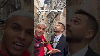 Europeu na Favela pela primeira vez 😳 Parte 1