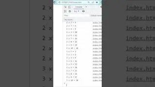 Print Table In JAVASCRIPT  