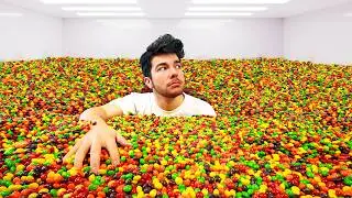 Making A Huge Artwork With 1,000,000 Skittles