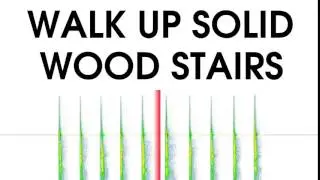 Walk Up Solid Wood Stairs Sound Effect