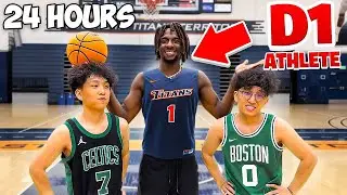 I SPENT 24 HOURS with a D1 ATHLETE !!