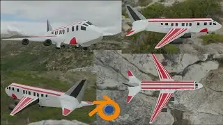 Make An Aero Plane With Blender|Modeling Part3|Malayalam|Master Pro