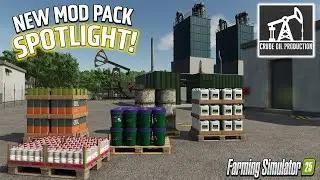 HOW CRUDE!! NEW MOD PACK SPOTLIGHT?! NEW/UPDATED MODS! (REVIEW/GUIDE) FARMING SIMULATOR 25