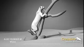 Creature animation workshop Students_Ajay  work