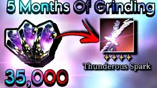 5 Months of Grinding!! on Vergil: Count Thunder Weapon Thanderous Spark 4* Star #dmcpoc