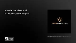 Introduction about me!