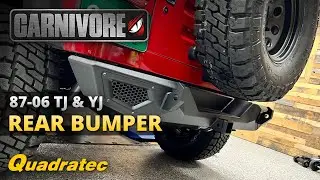 Carnivore Rear Bumper for 87-06 Jeep Wrangler YJ & TJ