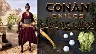 Get Early Ingame Legendary Sword & Shield For Pearls - Savage Wilds Map Mod - CONAN EXILES (PC)
