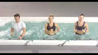 Hot Jacuzzi Bathtub With Underwater Treadmill