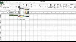 MS Excel:  recording a macro