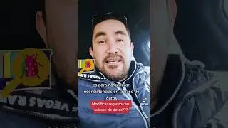 Modificas registros en la base de datos ???