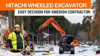 Hitachi wheeled excavator is an easy decision for Swedish contractor