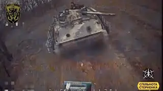 Крынки. FPV дроны-камикадзе атакуют бронетехнику.