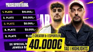 40.000€ AMAR x ELI FORTNITE CUP BRICHT 100 INFLUENCER! 😂 | Tag 1 Highlights