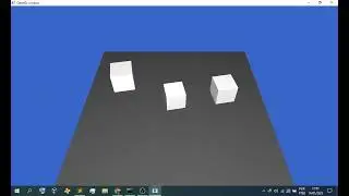 Jumping cubes - OpenGL