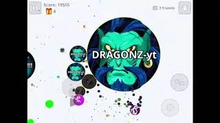 TOP IN AGAR.IO! (FIRST TIME)