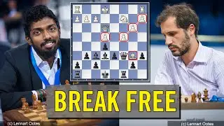 Break free | Ivan Cheparinov vs Adhiban Baskaran | Blitz Wch 2022