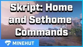 How to Create Home and Sethome Commands With Skript | Minehut 101