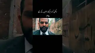 جب پورا زمانہ آپ کو قصور وار سمجھ رہا ہوتا ہے لیکن وکیل آپ کا 100فیصد ساتھ دے رہا ہوتا ہے