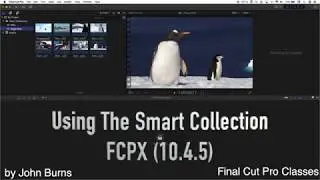 Using Smart Collections FCPX