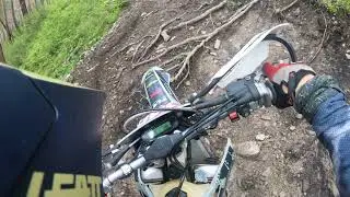 заезд после дождя на Марьин утёс.