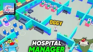 Oggy Build World Biggest Hospital in Hospital Manager Game | With Jack And Shinchan | Oggy Game