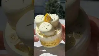 Banana pudding is now back in stock piggysslime.com #slimeshop