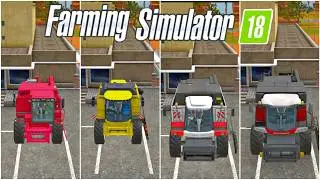 fs 18 Harvesting Canola ! farming simulator 18 |  fs 18 gameplay timelapse 